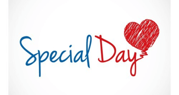 Hand written Special Day logo with a red heart.